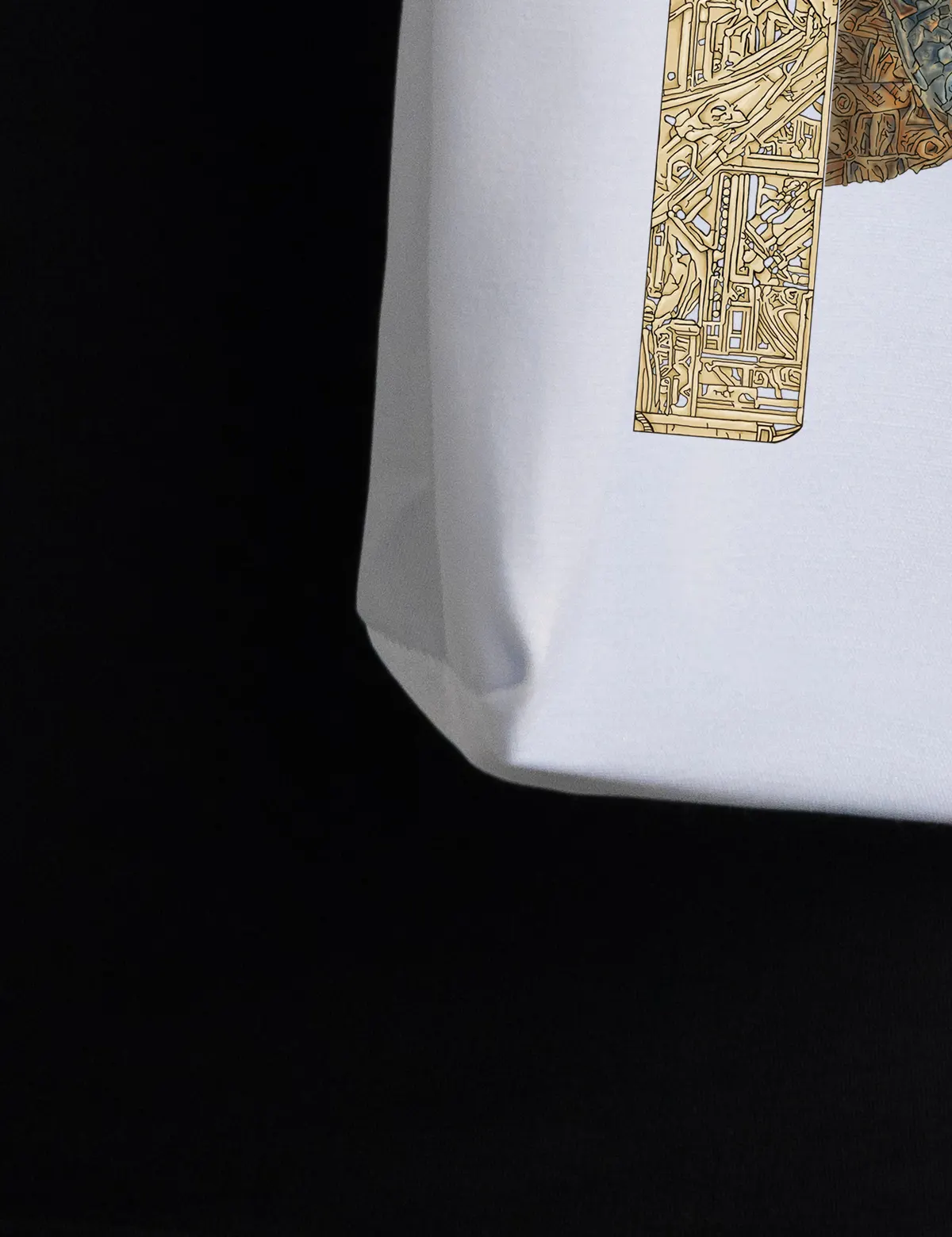 Шоппер белый "Н’Коро — хранитель великой саванны"